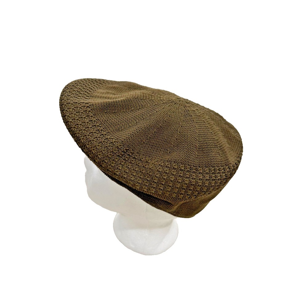 Ethos Mesh Newsboy Cap; Olive Green; Size Small